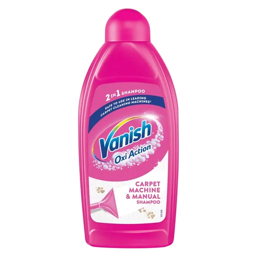 VANISH Oxi Action Šampón na strojné a ručné čistenie kobercov 500 ml