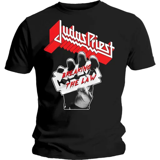 Judas Priest tričko Breaking The Law Čierna XL