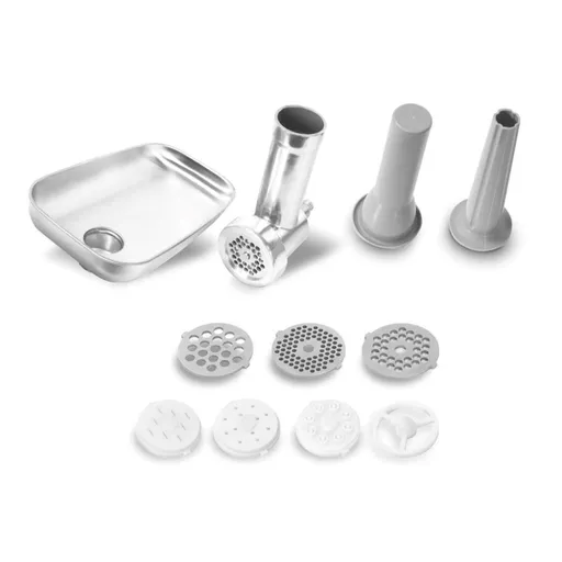 Salente set mäsomlynčeka a nástavcov na výrobu cestovín a klobás pre kuchynský robot radu DigiChef