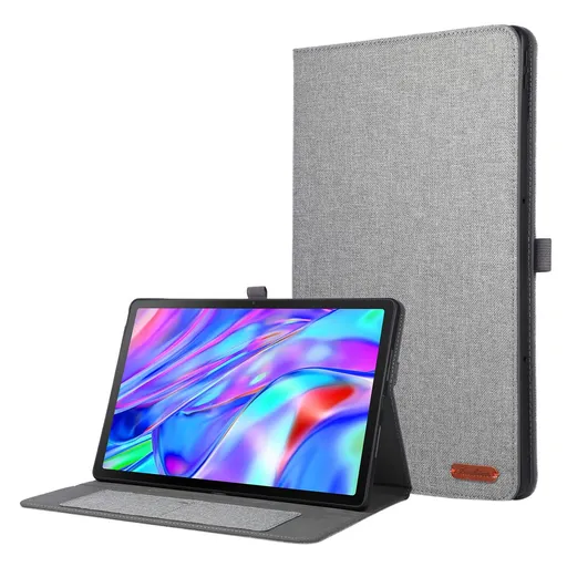 FABRIC Zaklápací obal pre Lenovo Idea Tab Plus / Tab K12 šedý