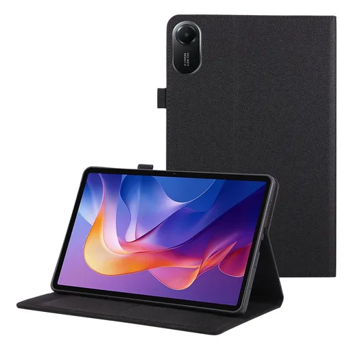 FABRIC Zaklápací kryt pre Xiaomi Redmi Pad 2 čierny