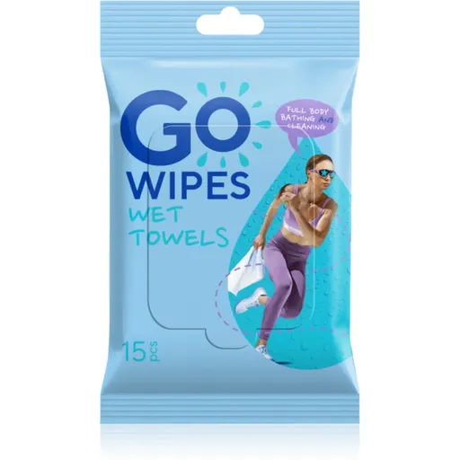 GoWipes Wet Towels osviežujúce vlhčené obrúsky 15 ks