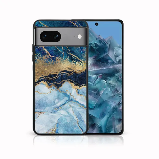 MY ART Ochranný kryt pre Google Pixel 8 BLUE MARBLE (141)