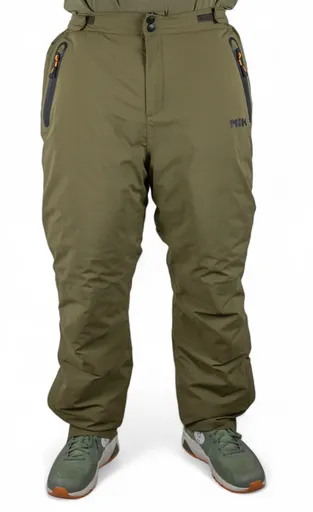 Mikbaits zateplené nohavice thermo exclusive zelené - l