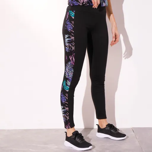 Legíny s lampasmi s potlačou