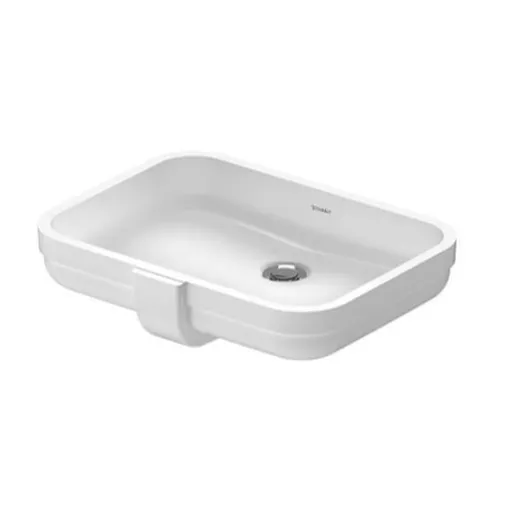 DURAVIT Soleil by Starck Umyvadlo 49x35 cm, zápustné, s přepadem, bez otvoru pro baterii, bílá 0397490060