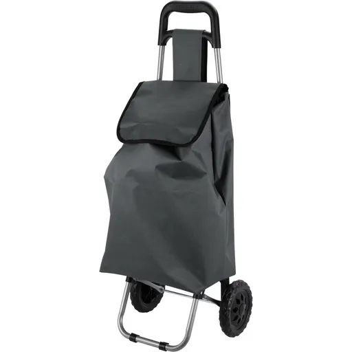 Nákupná taška na kolieskach 33 l, 53 x 31 x 18 cm, sivá