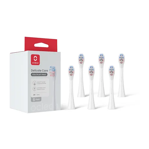 OCLEAN Kids Delicate Care P3K1 náhradná hlavica biele 6ks