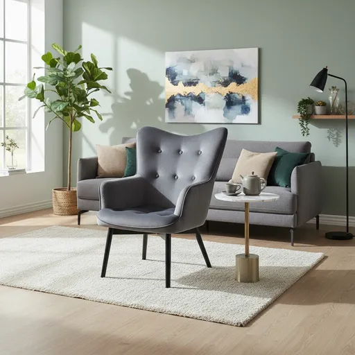 Signal Kreslo CARMEN VELVET | sivá