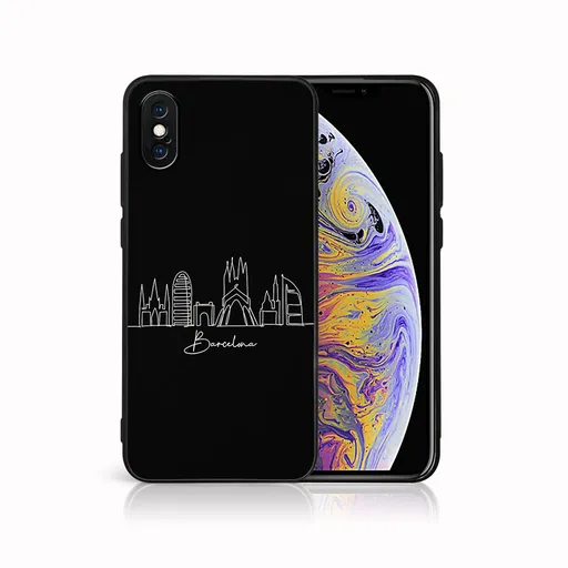 MY ART Ochranný kryt pre Apple iPhone X / XS BARCELONA (213)