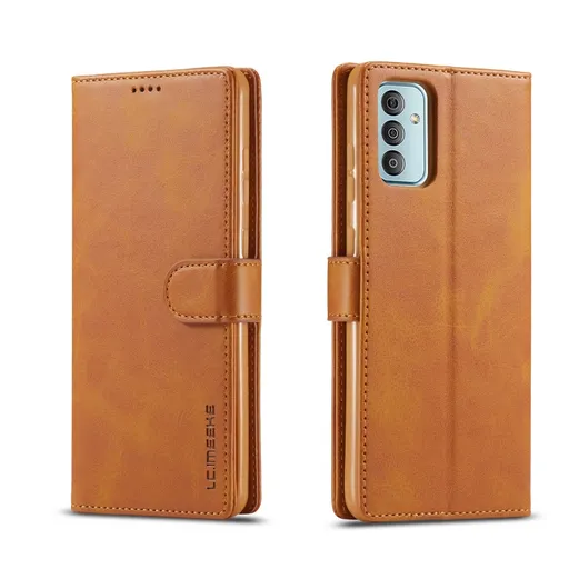 IMEEKE Peňaženkový kryt Samsung Galaxy A23 / A23 5G svetlohnedý