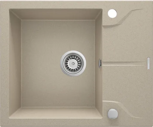 DEANTE DEANTE - Andante sandy - Granitový drez s odkvapkávačom ZQN_711A