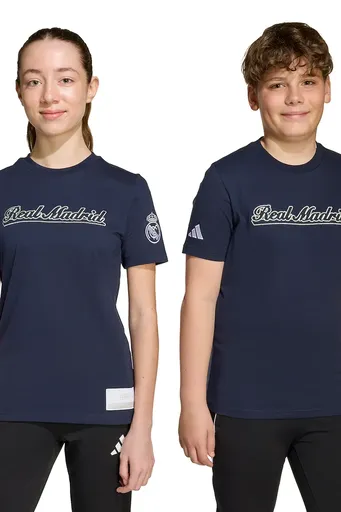 Detské bavlnené tričko adidas Performance REAL MADRID