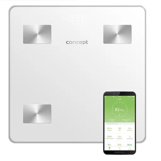 PERFECT HEALTH VO4000 Osobná váha diagnostická 180 kg, biela