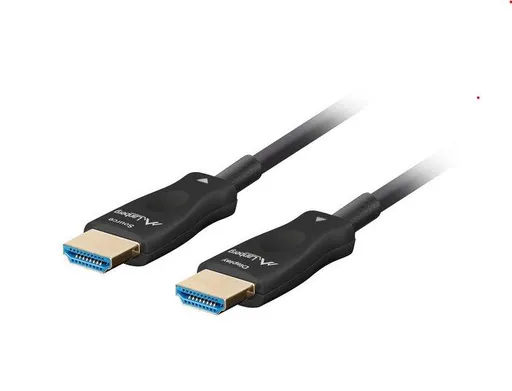 LANBERG KÁBEL HDMI M/M V2.1 40M OPTICKÝ ČIERNY AOC