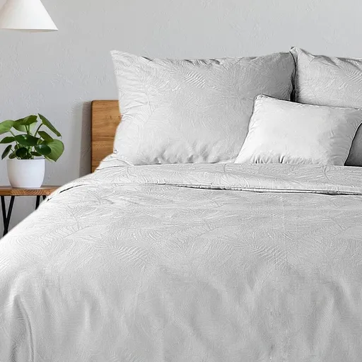 ArtFir Obliečky na dvojlôžko DAMASK 01 | biela 160 x 200 cm