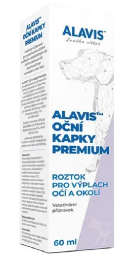 ALAVIS očné kvapky Premium pre psy a mačky 60 ml