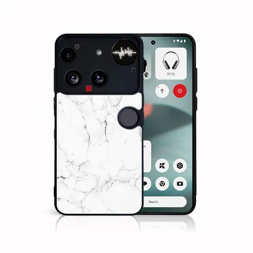 MY ART Ochranný kryt pre Nothing Phone (3) WHITE MARBLE (144)