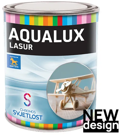 AQUALUX - Ekologická vodou riediteľná lazúra 08 - mahagón 0,75 L