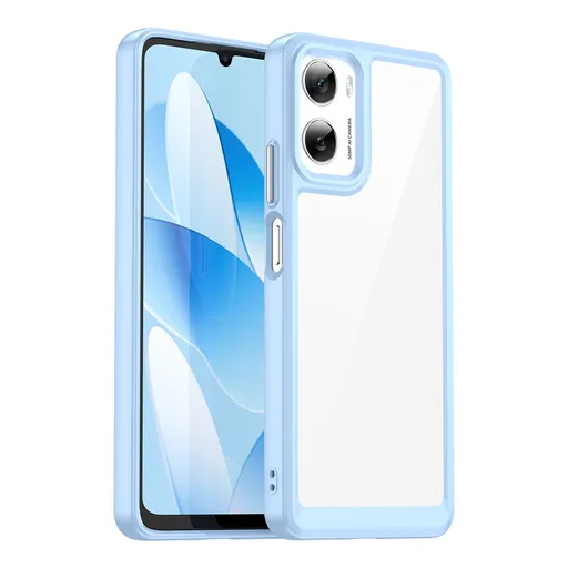 CRYSTAL Ochranný kryt pre Motorola Moto G06 / G06 Power modrý