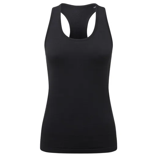 TriDri® Dámske bezšvové športové tielko 3D fit - Čierna | L