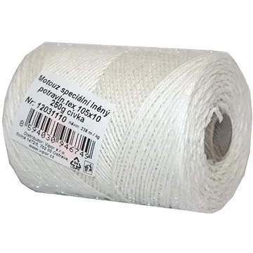 VIPOR Motúz špeciálny ľanový-potravinový. tex 105 × 10, 250 g, cievka 238 m (8594030946749)
