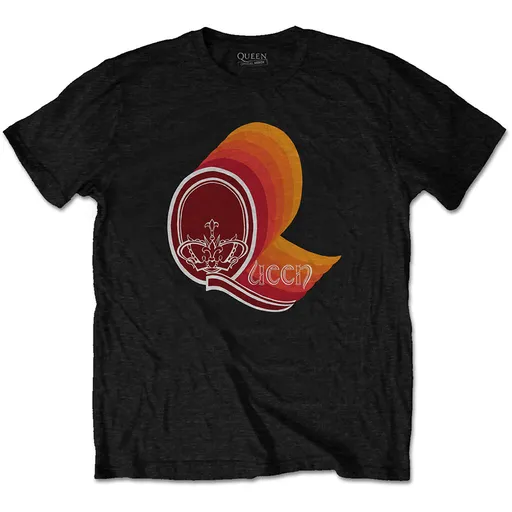 Queen tričko Retro Logo Čierna S