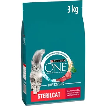 Purina ONE sterilcat s hovädzím 3 kg (7613035611610)