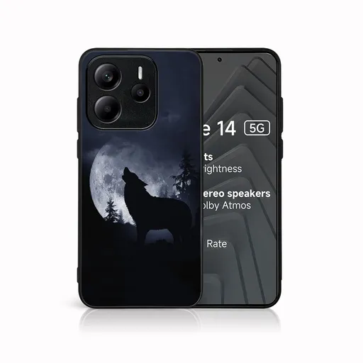 MY ART Ochranný kryt pre Xiaomi Redmi Note 14 5G WOLF (247)