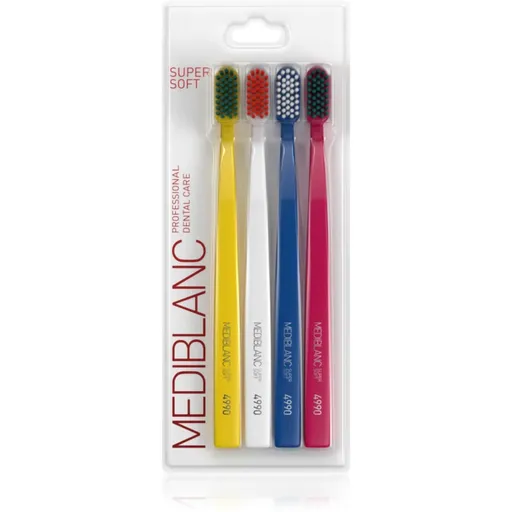 MEDIBLANC 4990 Super Soft zubné kefky supersoft 4 ks