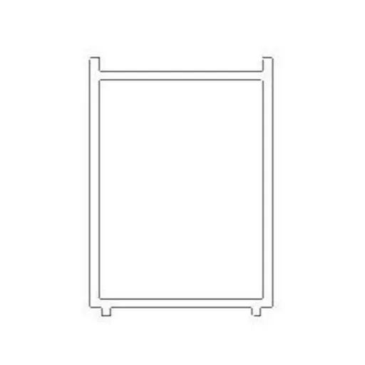 Rozširujúci profil pre sprchové dvere SAT TEX čierny NDTEXROZP195C