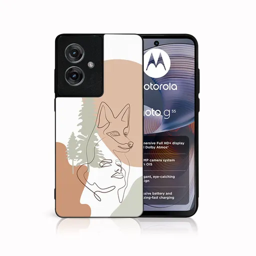 MY ART Ochranný kryt pre Motorola Moto G55 5G FOX (191)