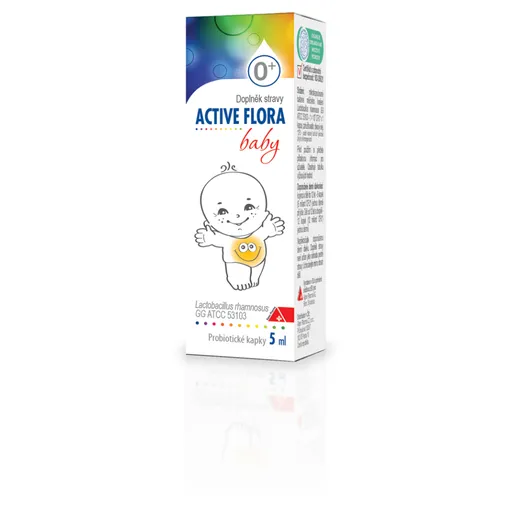 ACTIVE FLORA Baby 0+m probiotické kvapky 5 ml