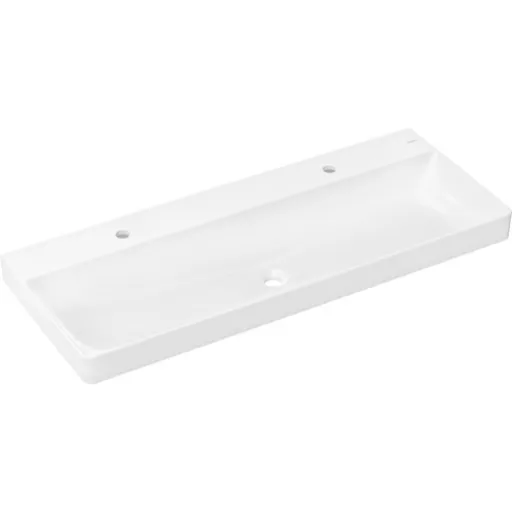 Hansgrohe Xelu Q umývadlo 120x48 cm s dvoma otvormi pre batériu 60322450