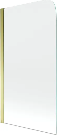 MEXEN - Felix 1křídlá vaňová zástena 70 x 140, transparent, zlatá 890-070-001-50-00