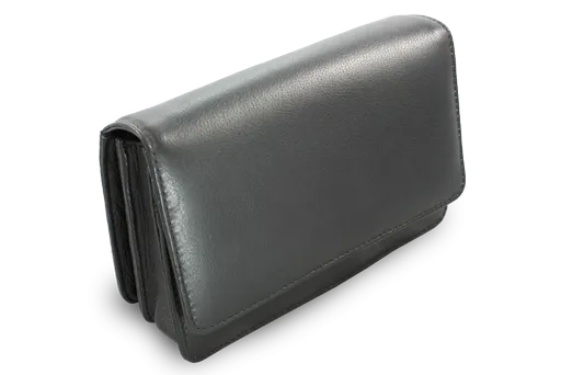 Čierna pánska kožená dokladová etue 611-2410-60