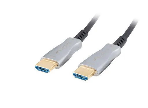 LANBERG KÁBEL HDMI M/M V2.0 50M OPTICKÝ ČIERNY AOC
