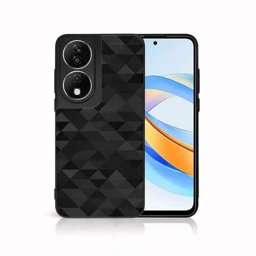 MY ART Ochranný kryt pre Honor X7b BLACK TRIANGLES (232)