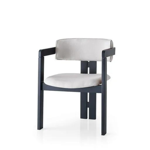 Jedálenská stolička CO Cream and Black