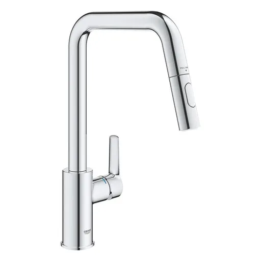Grohe Start 2021 drezová batéria s vyťahovacou spŕškou, 2 prúdy chróm 30631000 G30631000