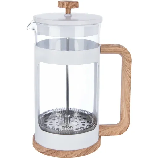 Orion Sklenená kanvica/french press Whiteline 1 l, 1 l