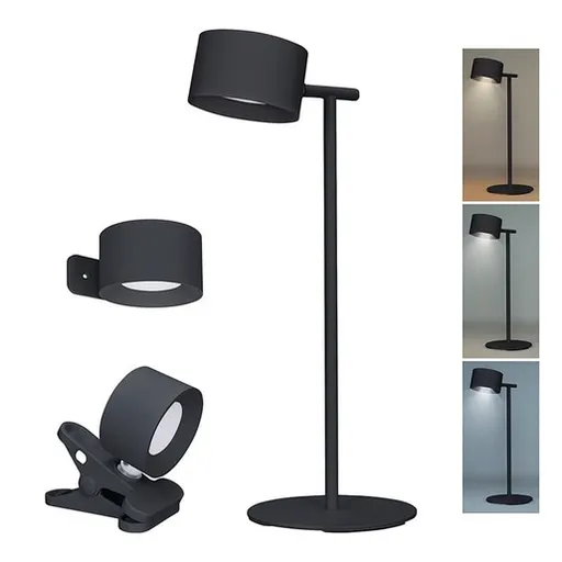 LED stolová lampa Solight čierna WO68-B