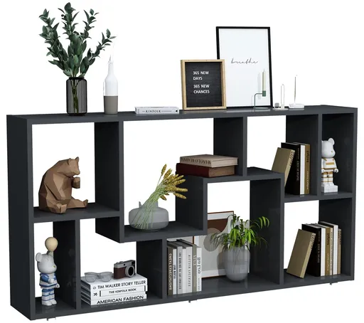 VCM Stojací police Lanisa L, antracitová