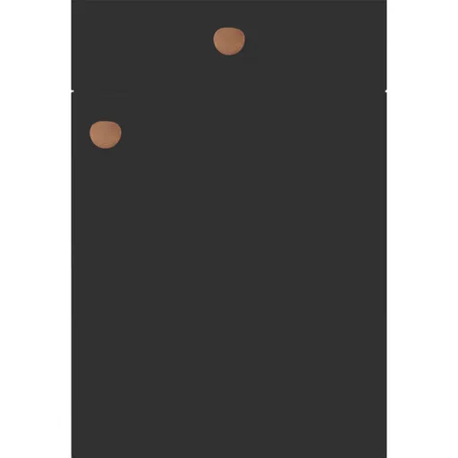 Vzorka kuchynských dvierok Naturel Sena 496, čierna, prémiová matná VZOREKSENA496