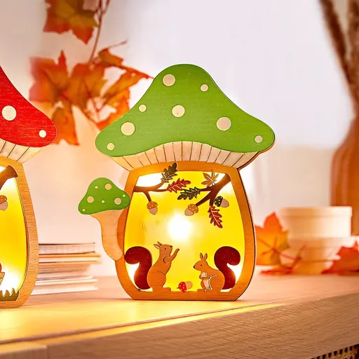 Die moderne Hausfrau LED Dekorace Houba, zelená