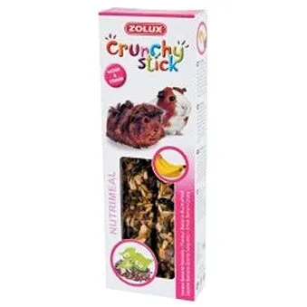 Zolux Pochúťka CRUNCHY STICK pre morčata banán/pohánka (3336022092325)