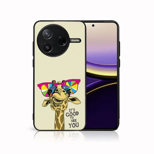 MY ART Ochranný kryt pre Xiaomi Poco F7 Pro GIRAFFE (180)