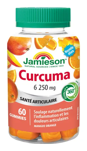 Jamieson Kurkuma želatínové pastilky 60pas.