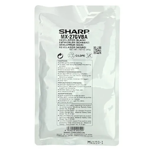 Sharp MX27GVBA čierny (black) originálny developer