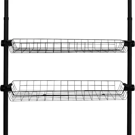 Wenko Set 2 drôtených košov Herkules, čierna